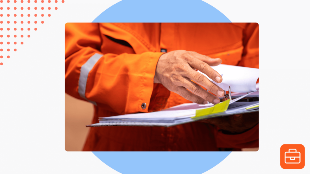 Contractor safety procedure - looking through documents