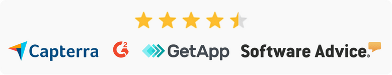 Capterra G2 GetApp Software Advice star social proof