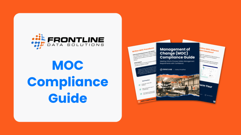 The MOC Compliance Guide download from Frontline Data Solutions.