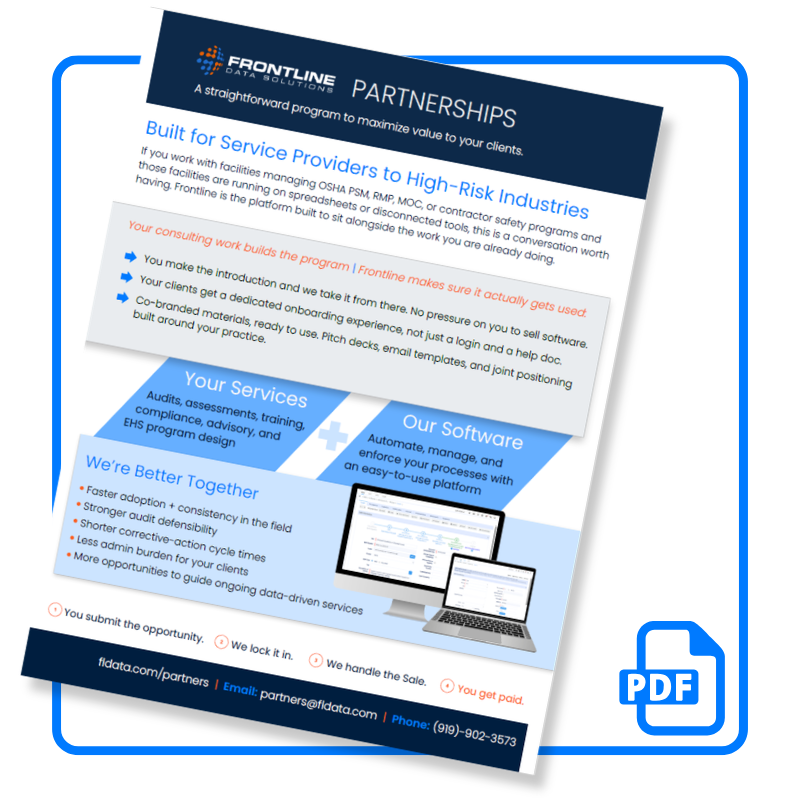 Frontline Partner Program One-Pager